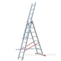 Aluminum Triple Folding Ladders Extension Extend push up ladder